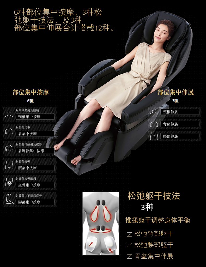 FUJIIRYOKI富士按摩椅JP-1100