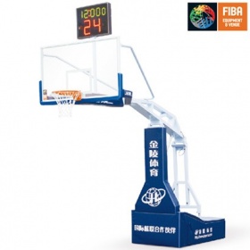 金陵YLJ-3B电动液压篮球架 通过FIBA(国际篮联)认证